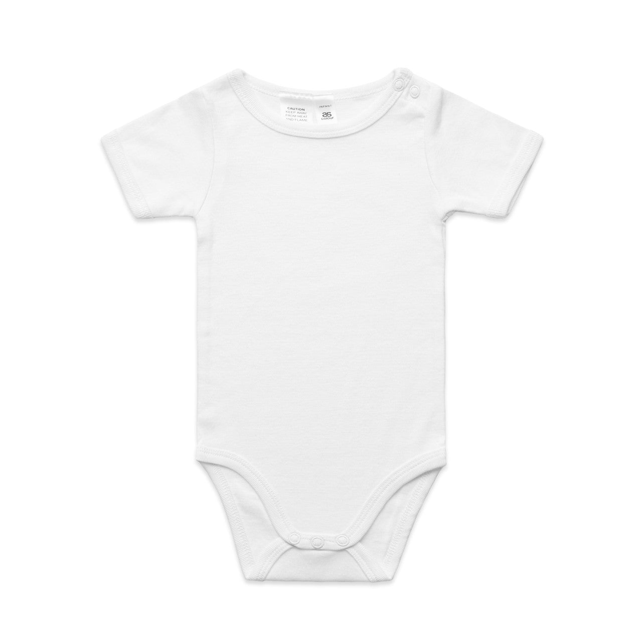 AS Colour Custom Organic Infant Mini-Me One-Piece - 3003 (White)