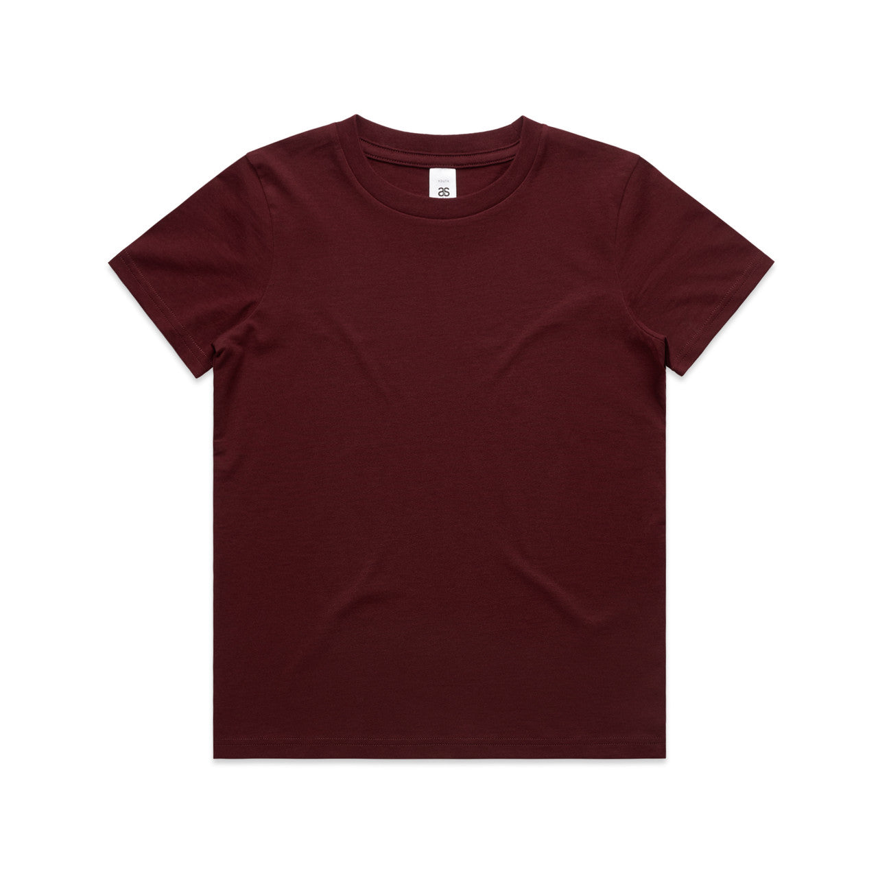 AS Colour Custom Youth Staple Tee - 3006 (Burgundy)