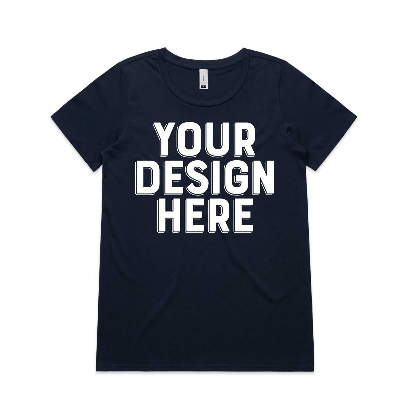 AS Colour Custom Wo's Shallow Scoop Tee