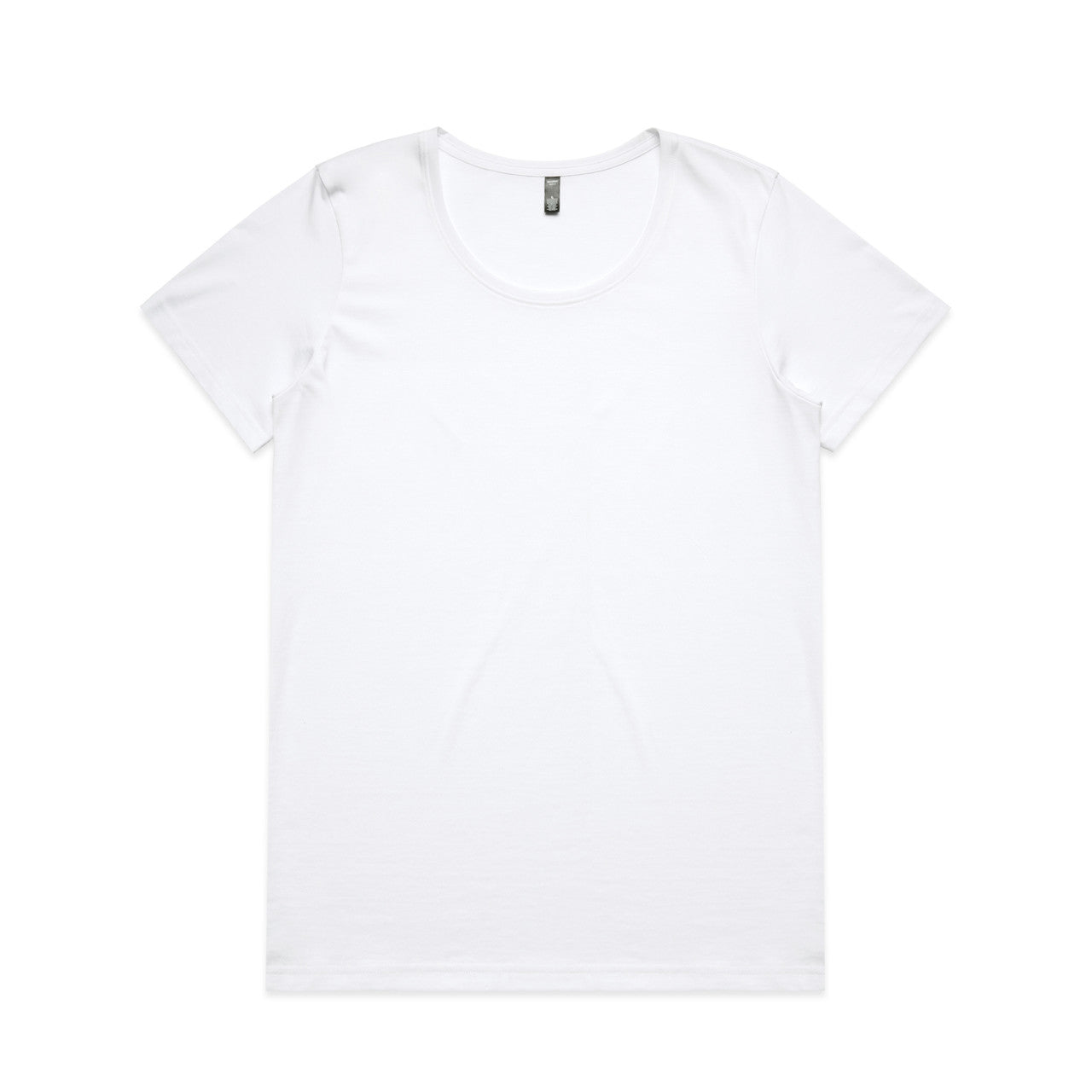 AS Colour Custom Wo's Maple Scoop Tee - 4019 (White)