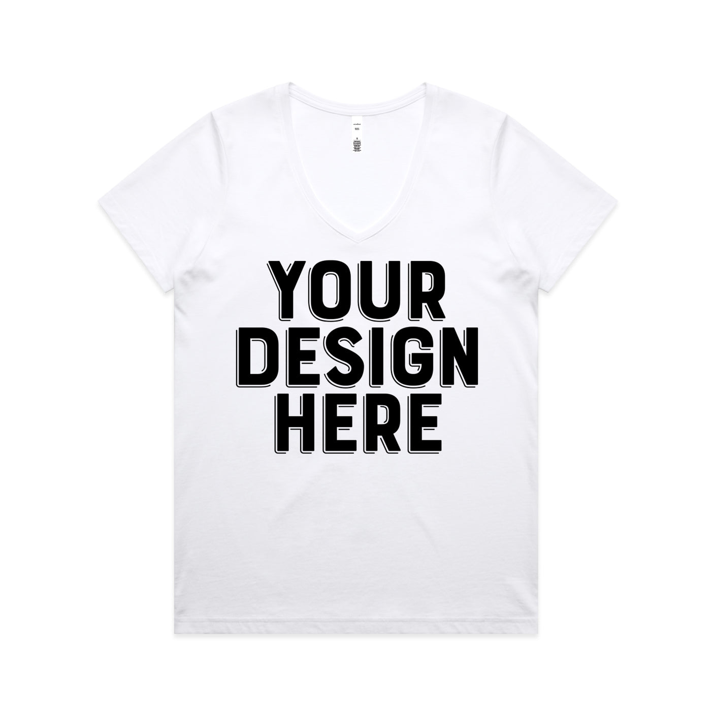 AS Colour Custom Wo's Maple V Neck Tee