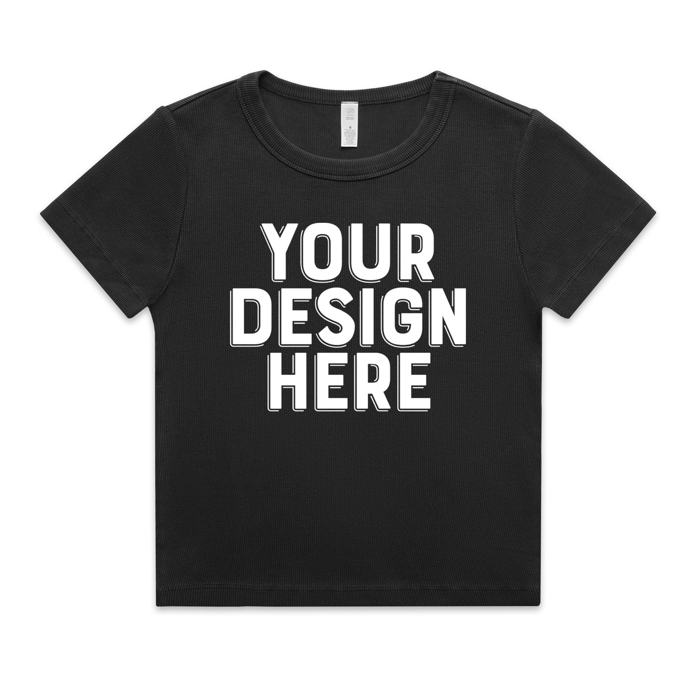 AS Colour Custom Wo's Faded Organic Rib Tee