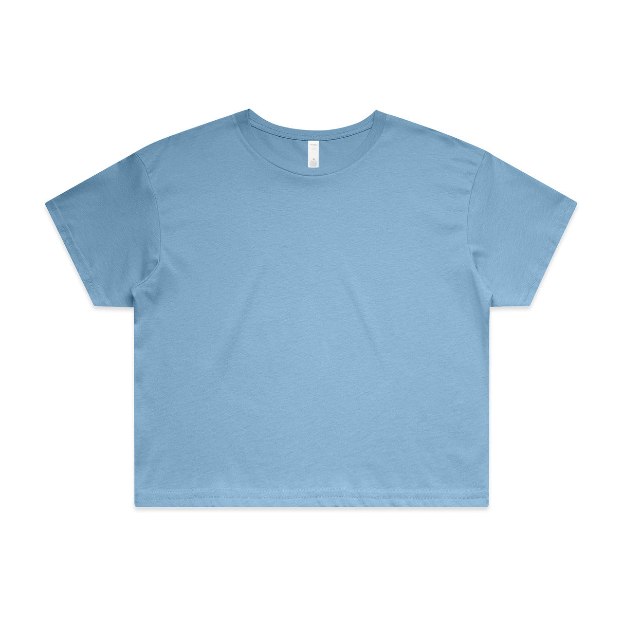 AS Colour Custom Wo's Crop Tee - 4062 (Carolina Blue)