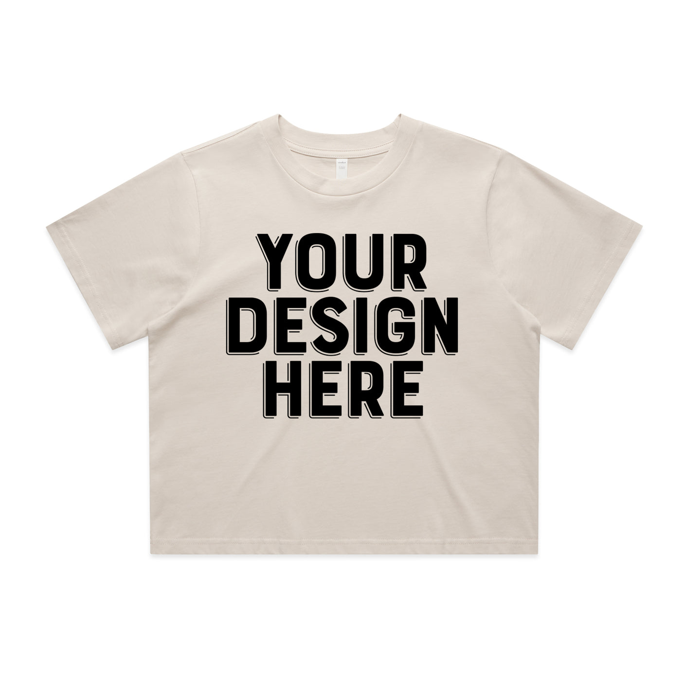 AS Colour Custom Wo's Classic Crop Tee