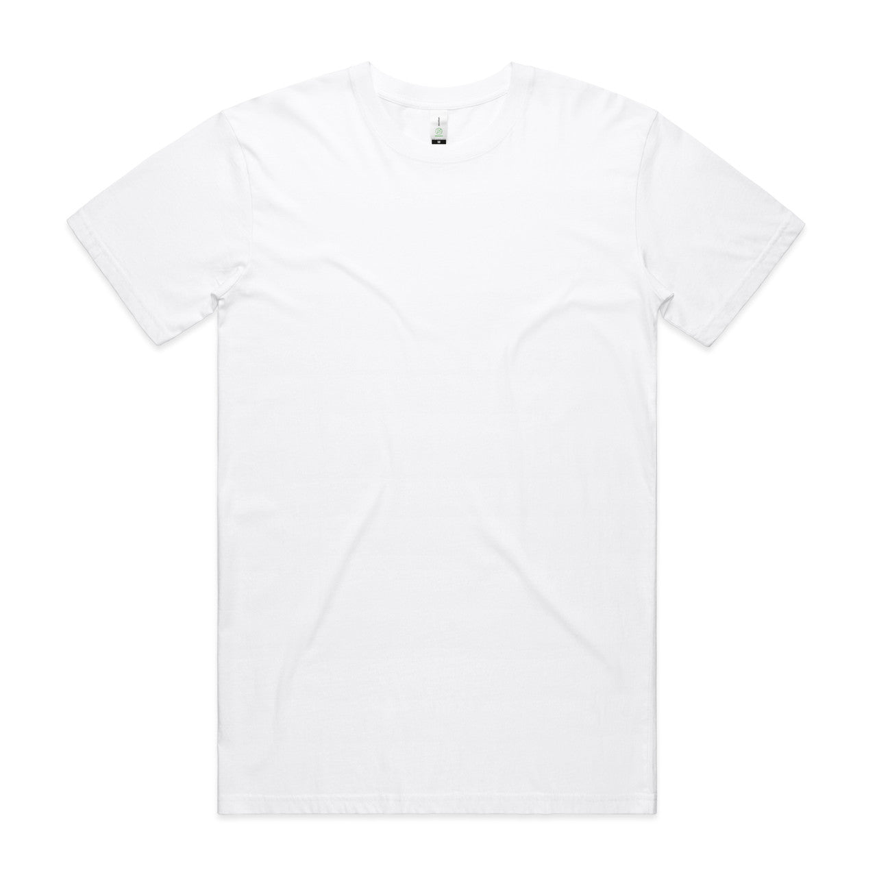 AS Colour Custom Staple Organic Tee - 5001G (White)