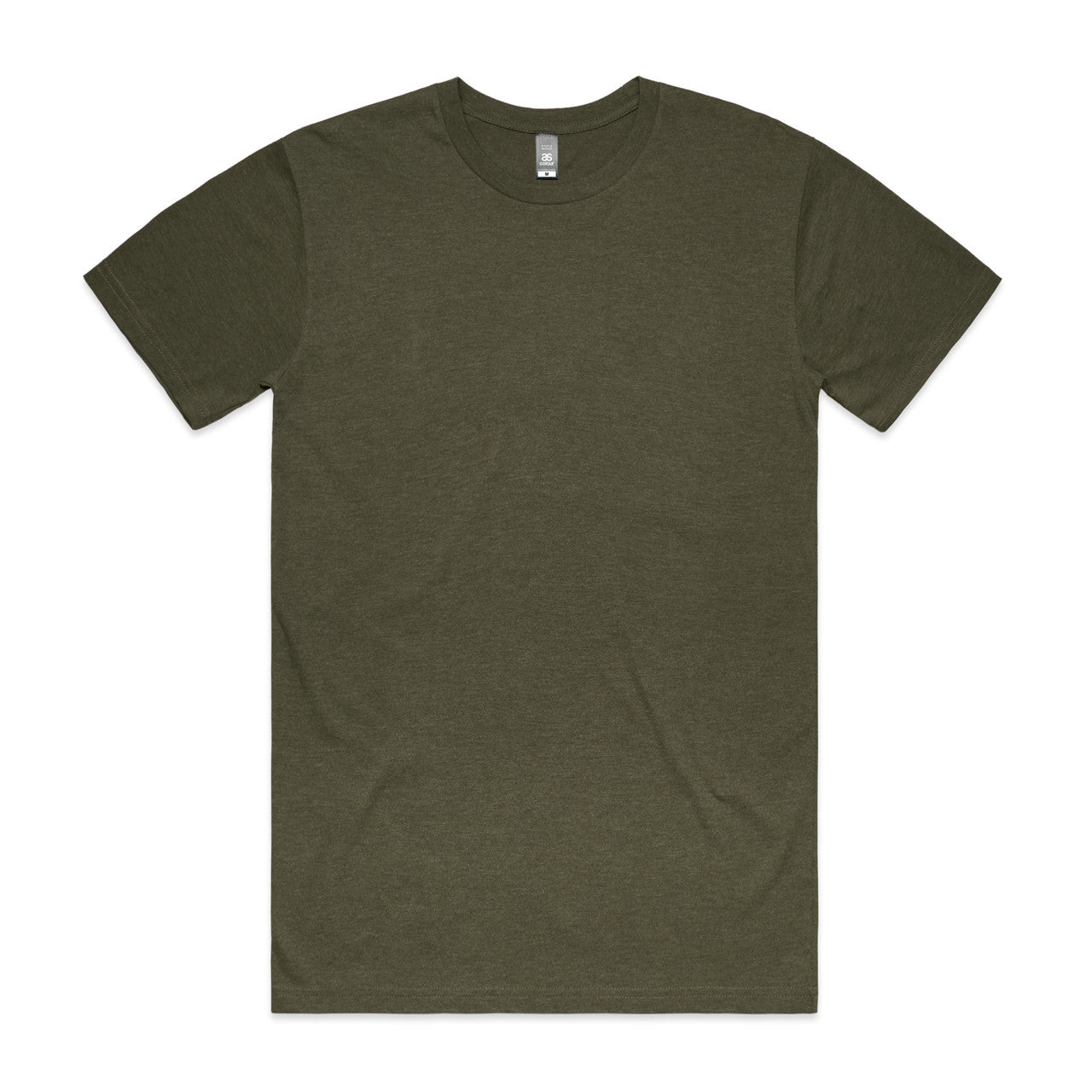 AS Colour Custom Staple Marle Tee - 5001M (Army Marle)