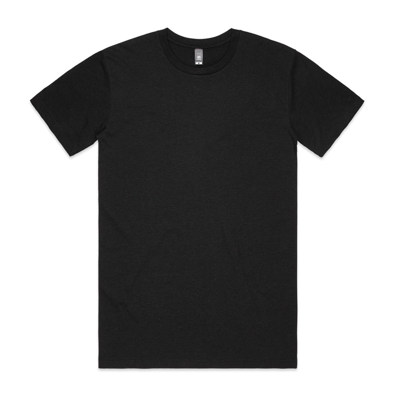 AS Colour Custom Staple Marle Tee - 5001M (Black Marle)