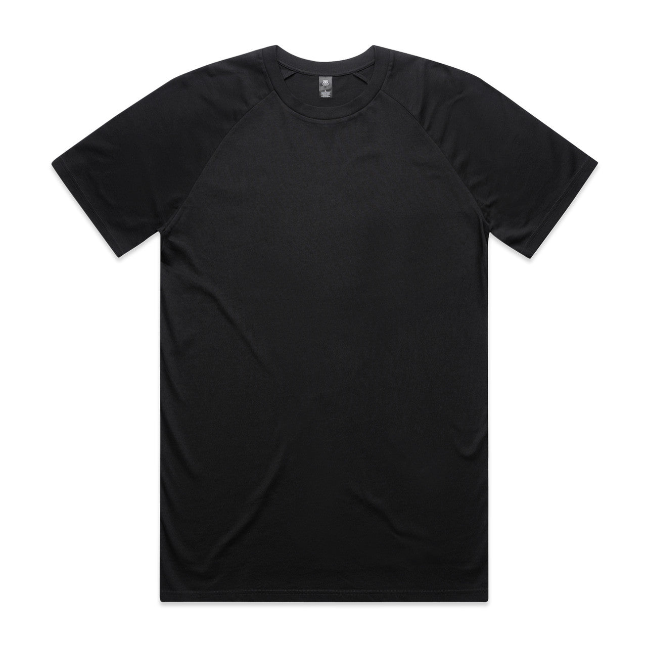 AS Colour Custom Staple Raglan Tee - 5001R (Black)