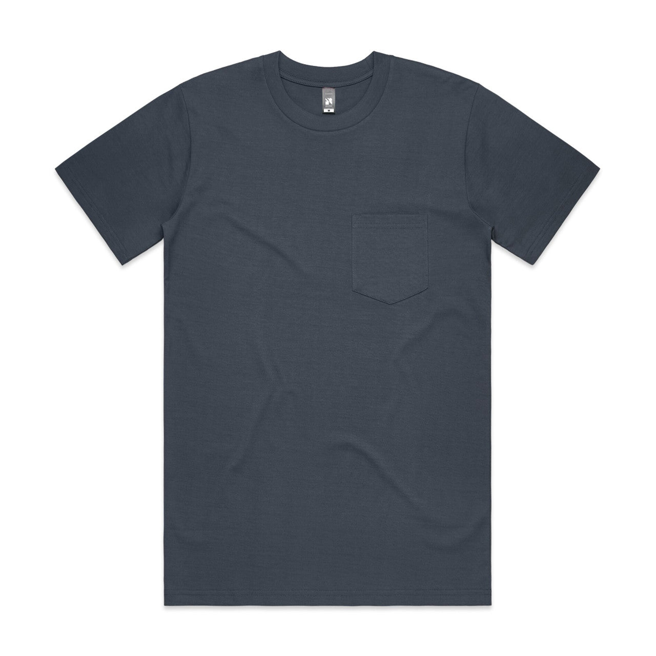 AS Colour Custom Classic Pocket Tee - 5027 (Petrol Blue)
