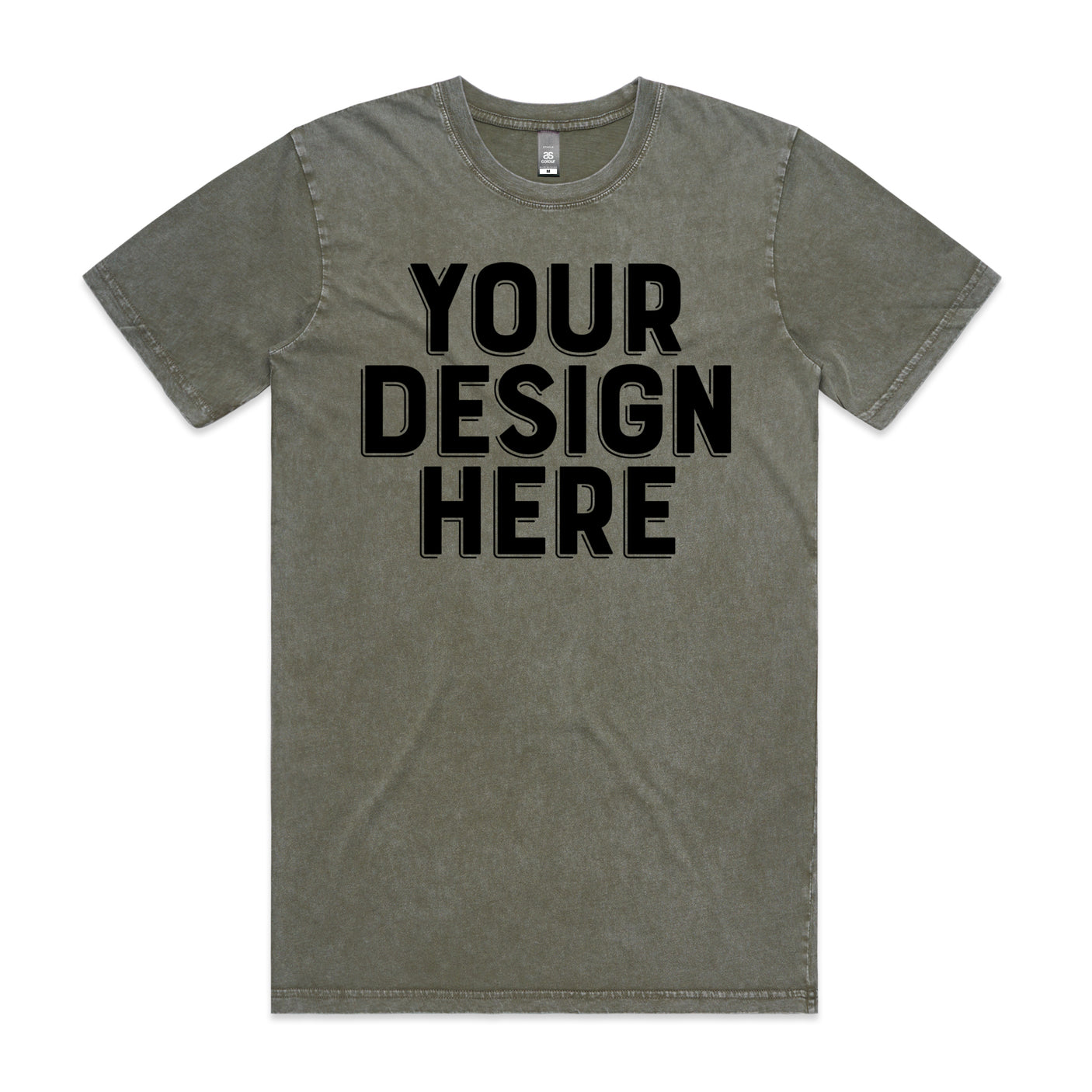 AS Colour Custom Staple Stone Wash Tee