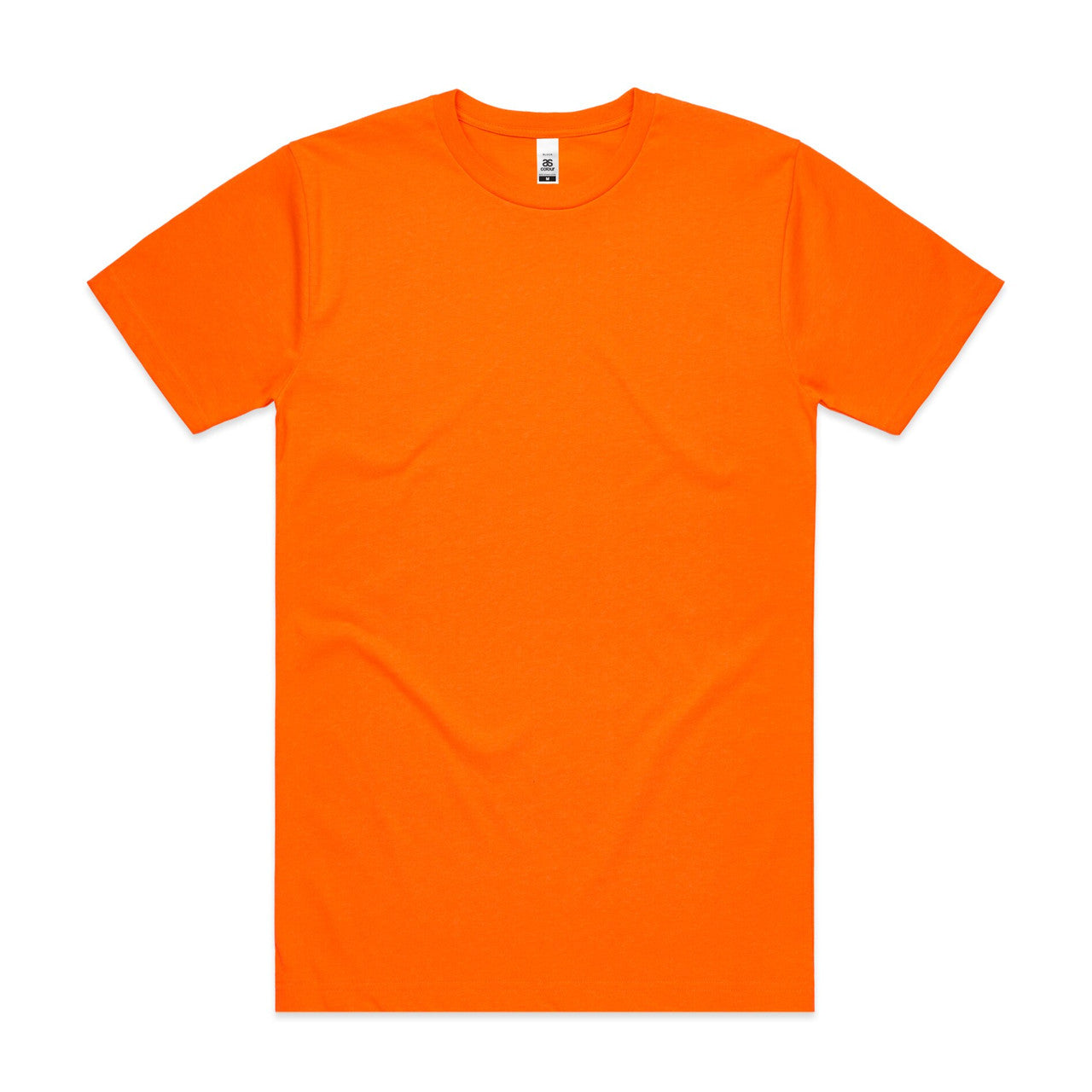 AS Colour Custom Block Safety Tee - 5050F (Safety Orange)