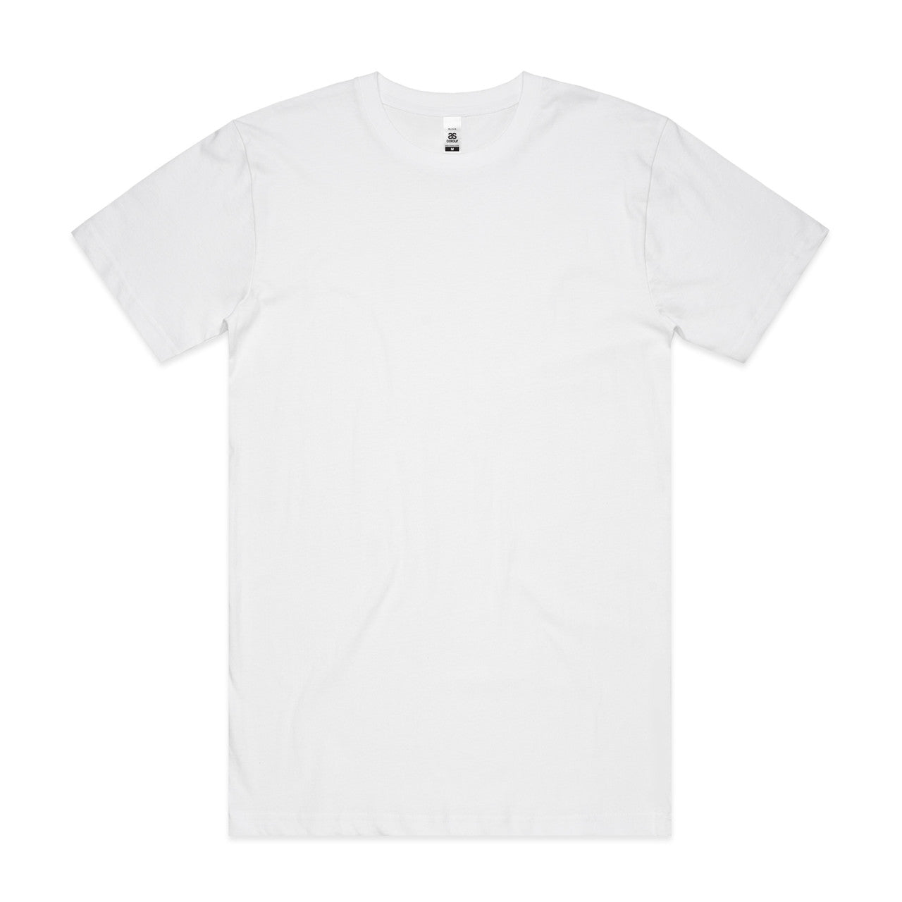 AS Colour Custom Block Tubular Tee - 5050T (White)