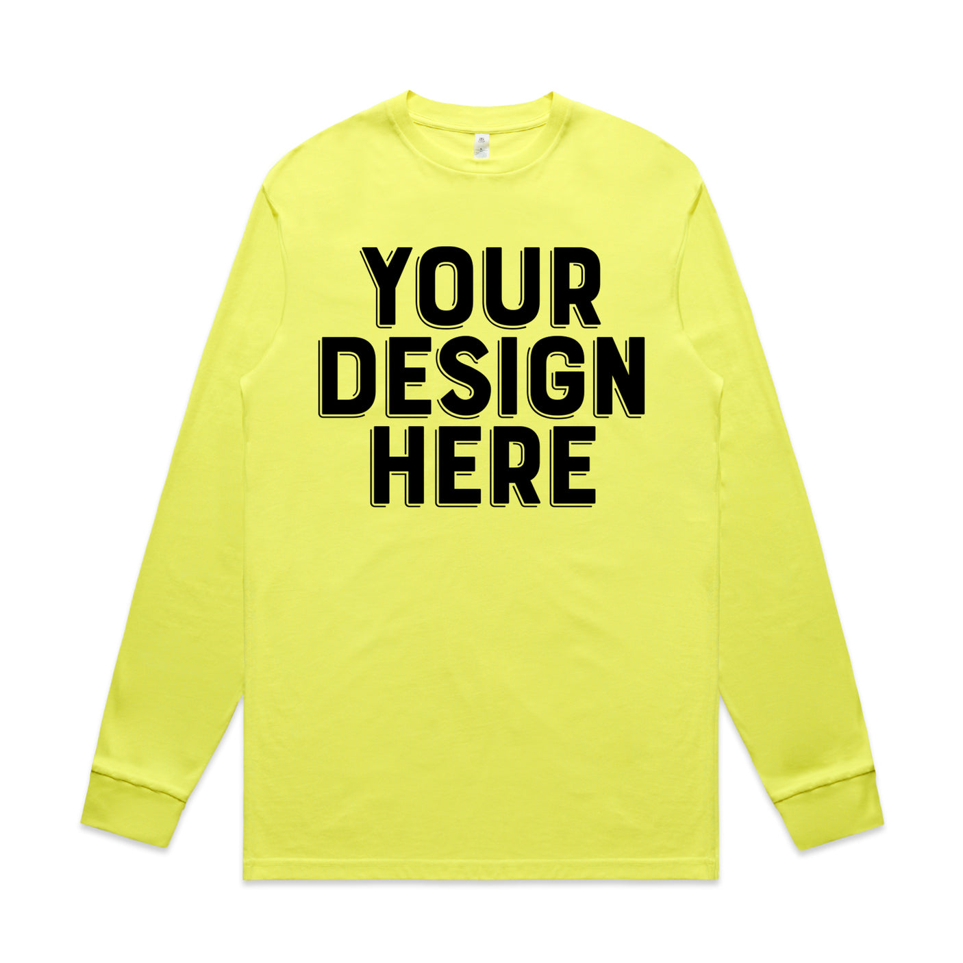 AS Colour Custom Block Safety L/S Tee