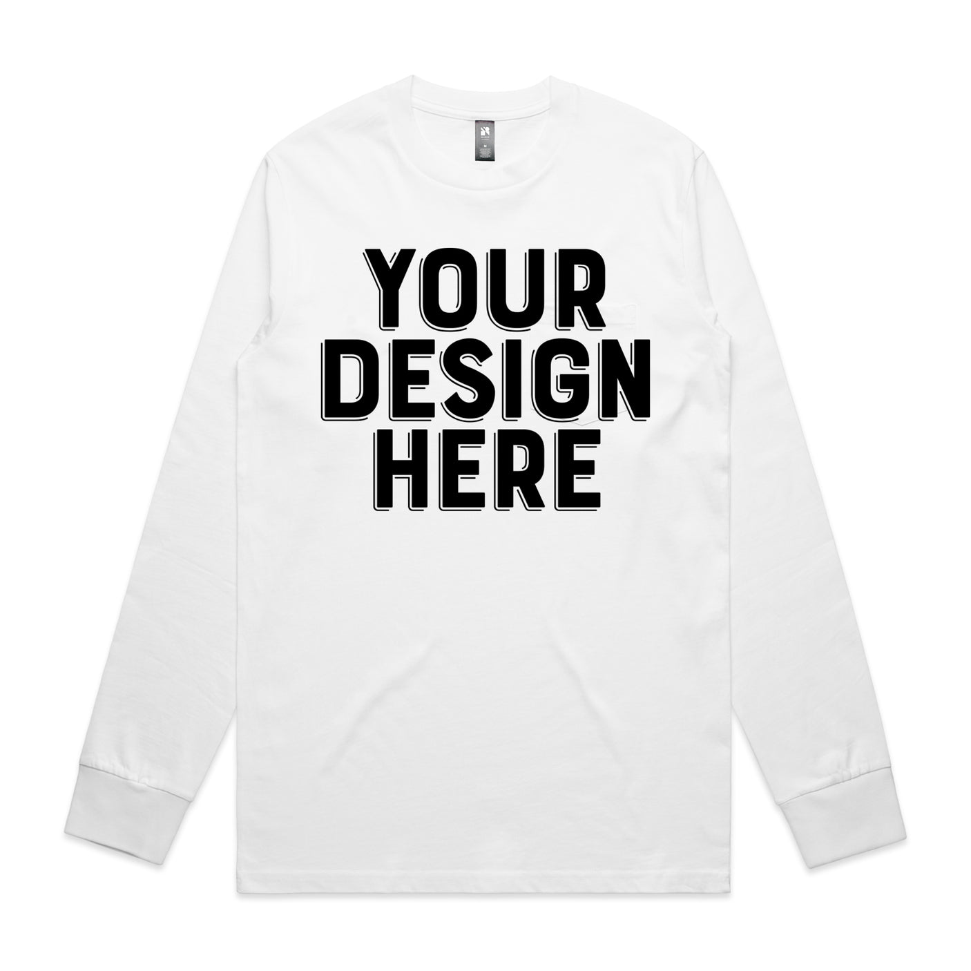 AS Colour Custom Classic Pocket L/S Tee