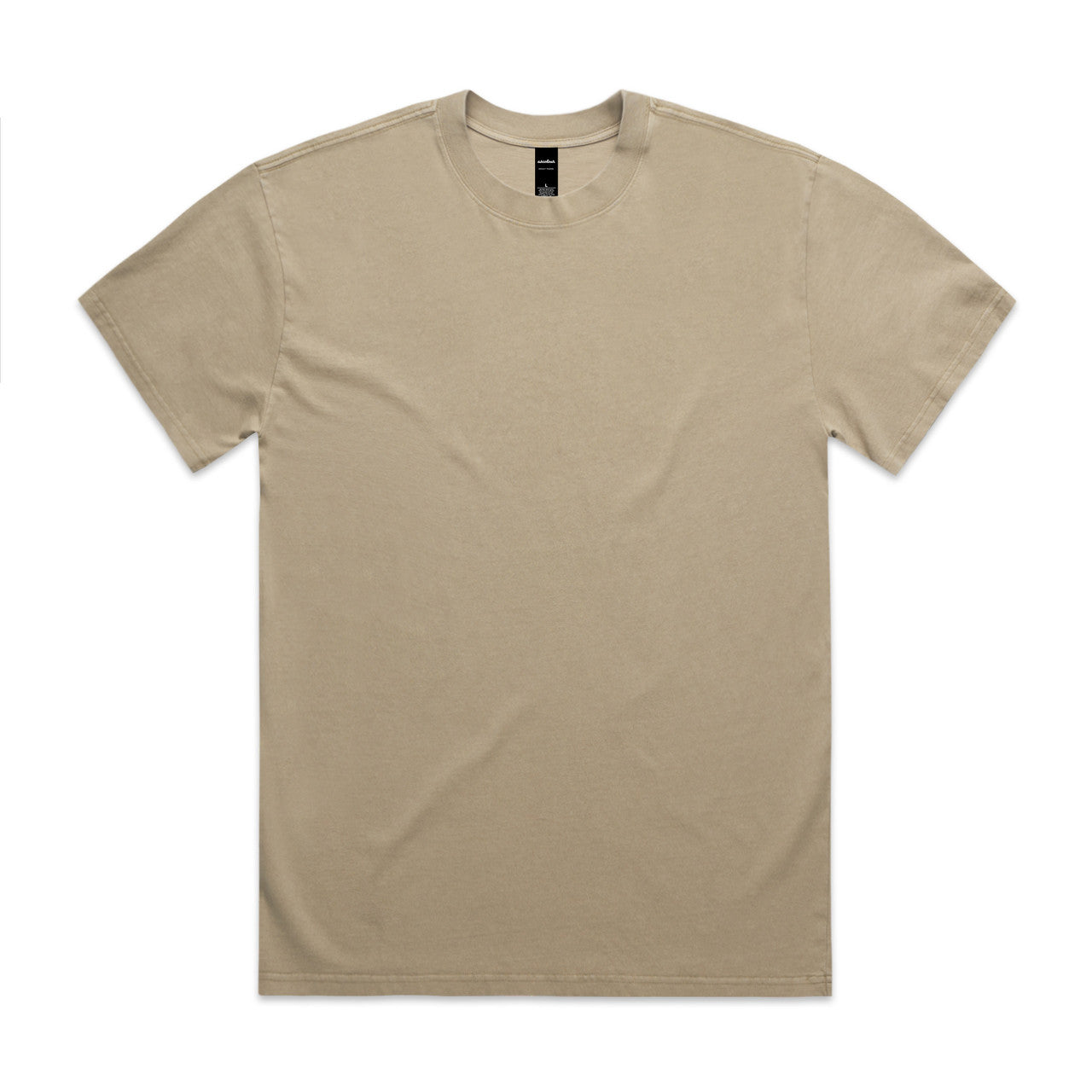 AS Colour Custom Heavy Faded Tee - 5082 (Faded Khaki)