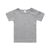AS Colour Custom Organic Infant Wee Tee - 3001 (Grey Marle)