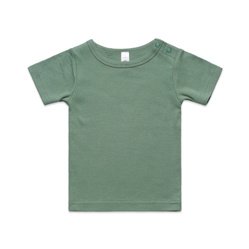 AS Colour Custom Organic Infant Wee Tee - 3001 (Sage)