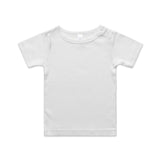 AS Colour Custom Organic Infant Wee Tee - 3001 (White)