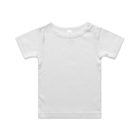 AS Colour Custom Organic Infant Wee Tee - 3001 (White)