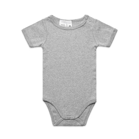 AS Colour Custom Organic Infant Mini-Me One-Piece - 3003 (Grey Marle)