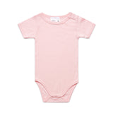 AS Colour Custom Organic Infant Mini-Me One-Piece - 3003 (Pink)