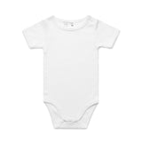 AS Colour Custom Organic Infant Mini-Me One-Piece - 3003 (White)