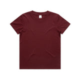 AS Colour Custom Kids Staple Tee - 3005 (Burgundy)
