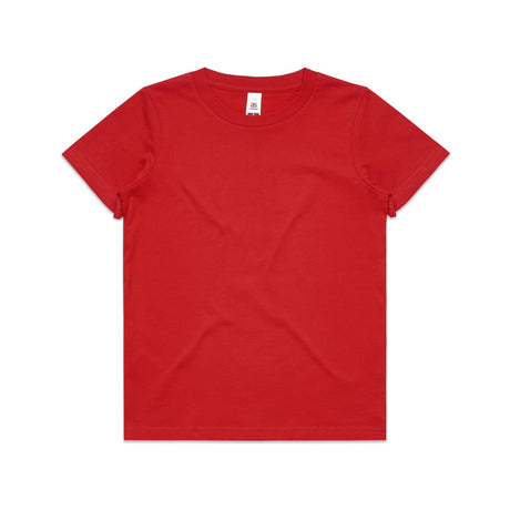 AS Colour Custom Kids Staple Tee - 3005 (Red)