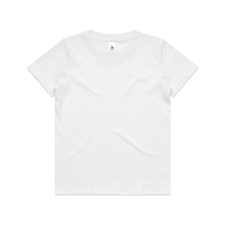 AS Colour Custom Kids Staple Tee - 3005 (White)