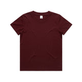 AS Colour Custom Youth Staple Tee - 3006 (Burgundy)