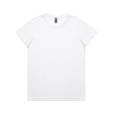 AS Colour Custom Wo's Maple Active Tee - 4001A (White)