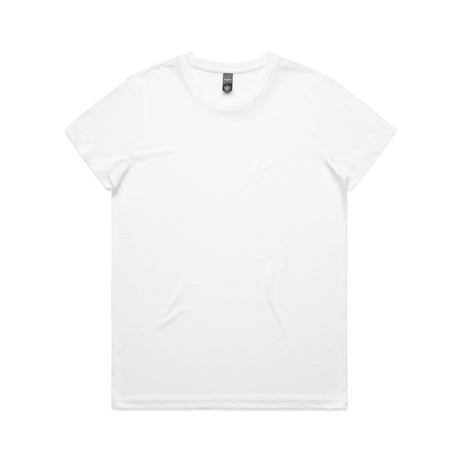 AS Colour Custom Wo's Maple Active Tee - 4001A (White)