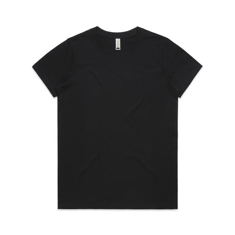 AS Colour Custom Wo's Maple Organic Tee - 4001G (Black)