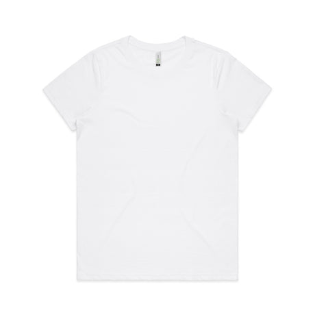 AS Colour Custom Wo's Maple Organic Tee - 4001G (White)