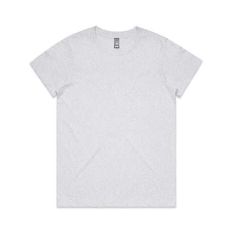 AS Colour Custom Wo's Maple Marle Tee - 4001M (White Marle)