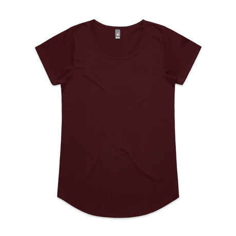AS Colour Custom Wo's Mali Tee - 4008 (Burgundy)