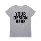 AS Colour Custom Wo's Shallow Scoop Tee