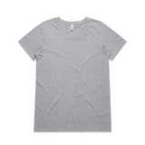 AS Colour Custom Wo's Shallow Scoop Tee - 4011 (Grey Marle)