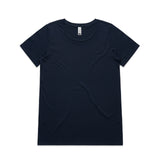 AS Colour Custom Wo's Shallow Scoop Tee - 4011 (Navy)