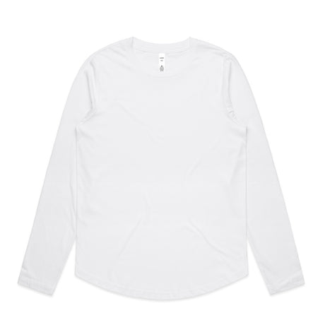 AS Colour Custom Wo's Maple Curve L/S Tee - 4021 (White)