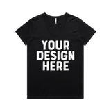 AS Colour Custom Wo's Maple V Neck Tee