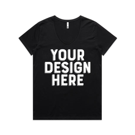 AS Colour Custom Wo's Maple V Neck Tee