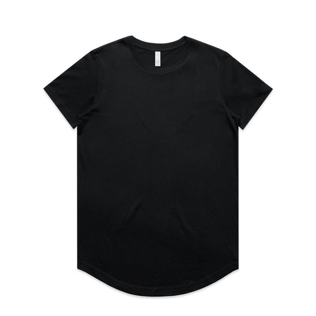 AS Colour Custom Wo's Maple Curve Tee - 4024 (Black)