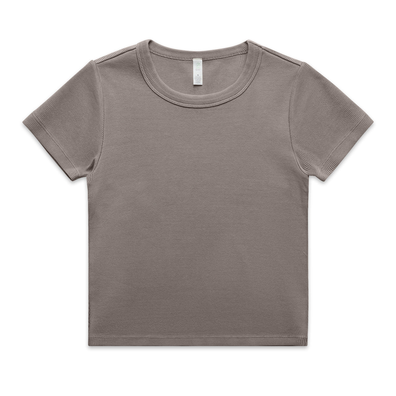 AS Colour Custom Wo's Faded Organic Rib Tee - 4036 (Faded Grey)