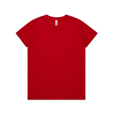 AS Colour Custom Wo's Basic Tee - 4051 (Red)