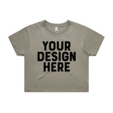 AS Colour Custom Wo's Faded Crop Tee