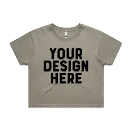 AS Colour Custom Wo's Faded Crop Tee