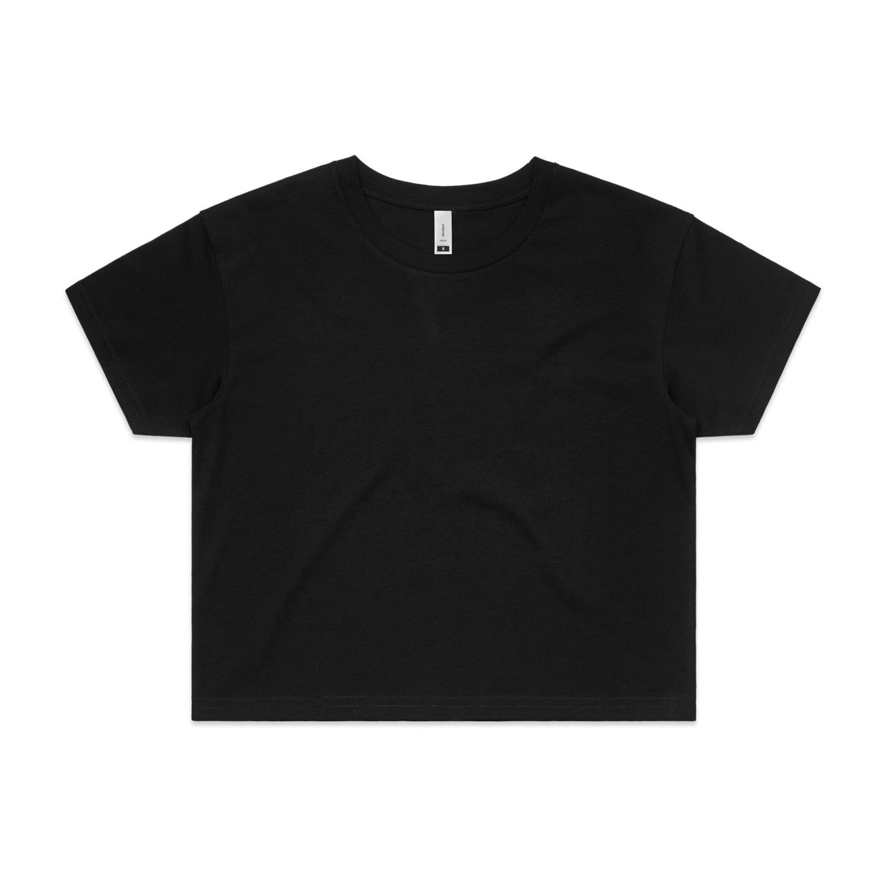 AS Colour Custom Wo's Crop Tee - 4062 (Black)