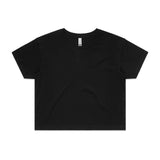 AS Colour Custom Wo's Crop Tee - 4062 (Black)