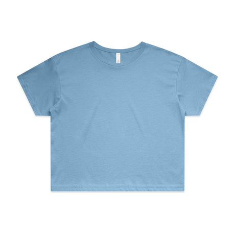 AS Colour Custom Wo's Crop Tee - 4062 (Carolina Blue)